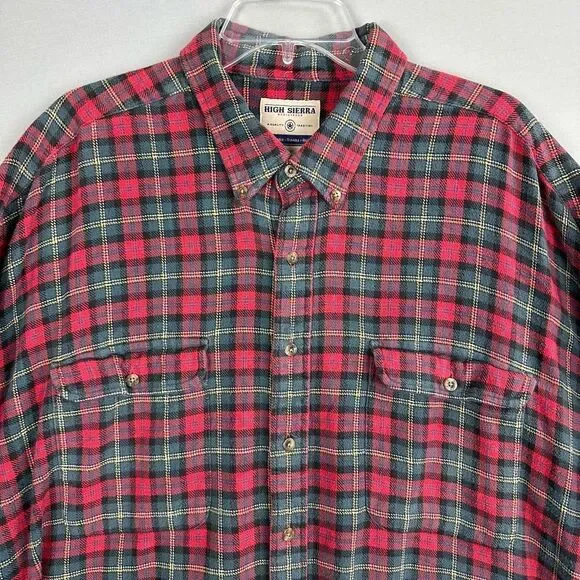 High Sierra Men’s Flannel Shirt XXL - Picture 2 of 7